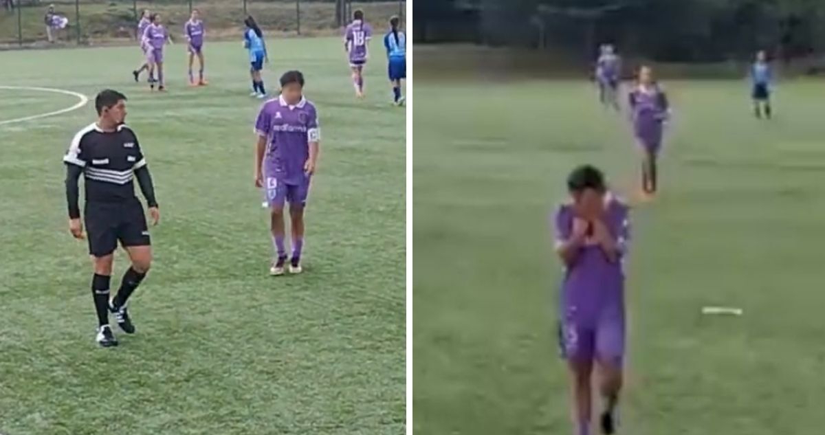 Jugadora Sub 16 de Deportes Concepción salió llorando de partido tras insultos de árbitro.