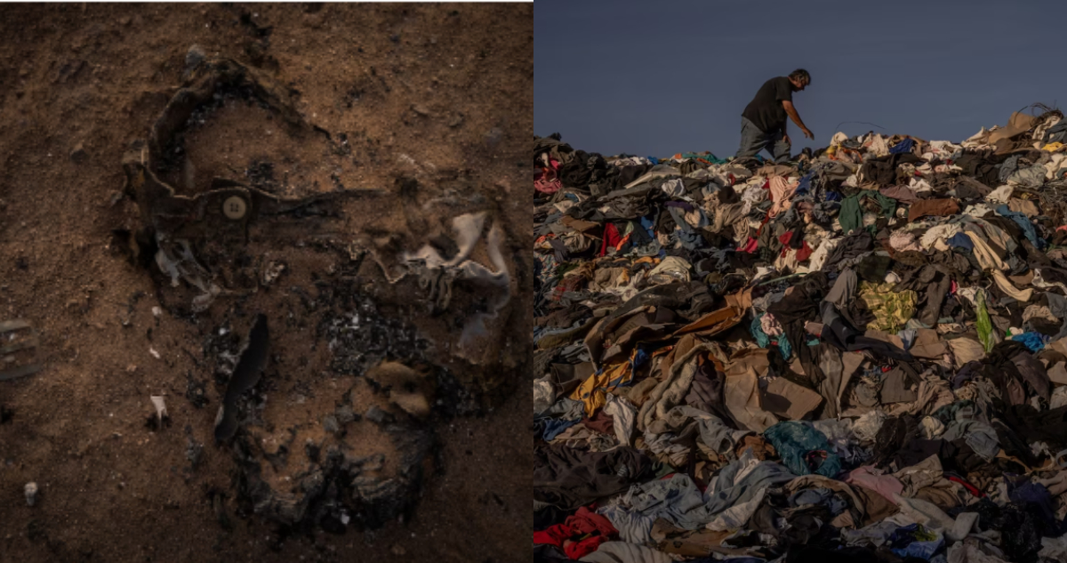 Cementerio de ropa en Desierto de Atacama