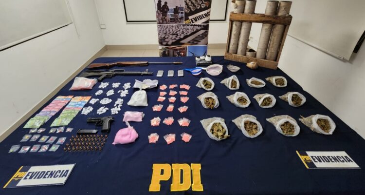 Allanamientos dejan a 12 detenidos acusados por tráfico y porte de arma en PAC: incautaron $20 millones en droga