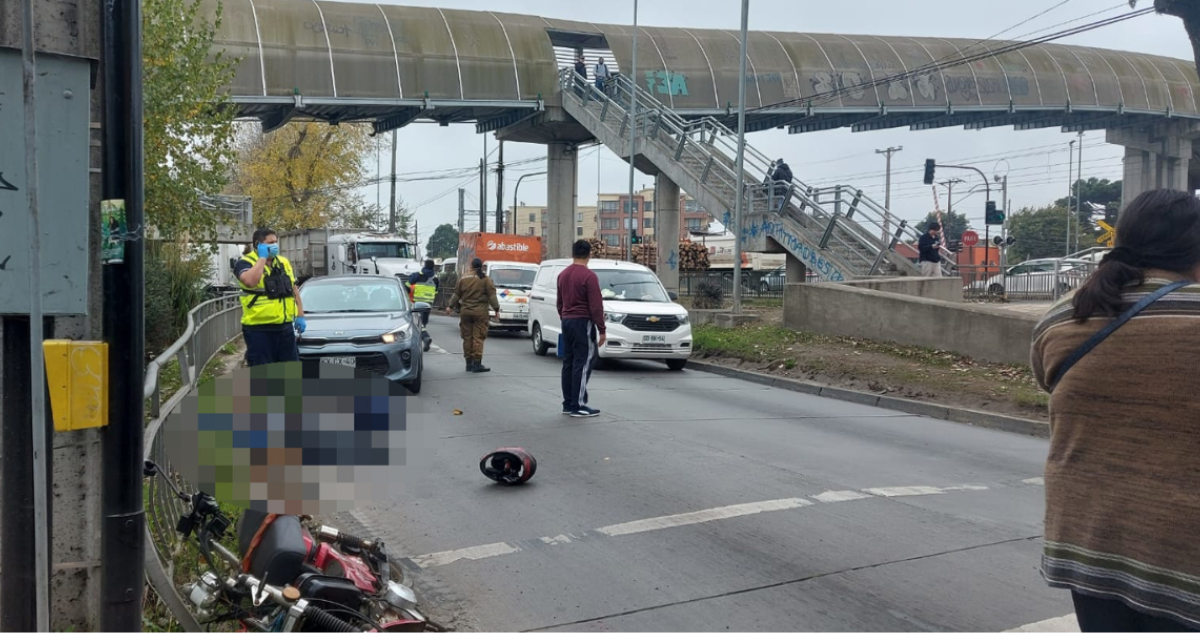 Mujer muere atropellada por camión tolba en San Pedro de la Paz.