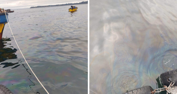 Derrame de combustible en bahía de Puerto Montt: empresa responsable arriesga multa de $5 millones