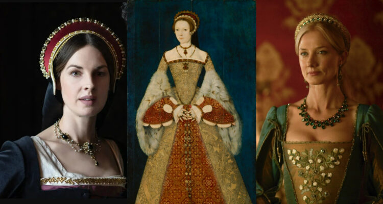 Becoming Elizabeth (Izquierda) | The Tudors (derecha)