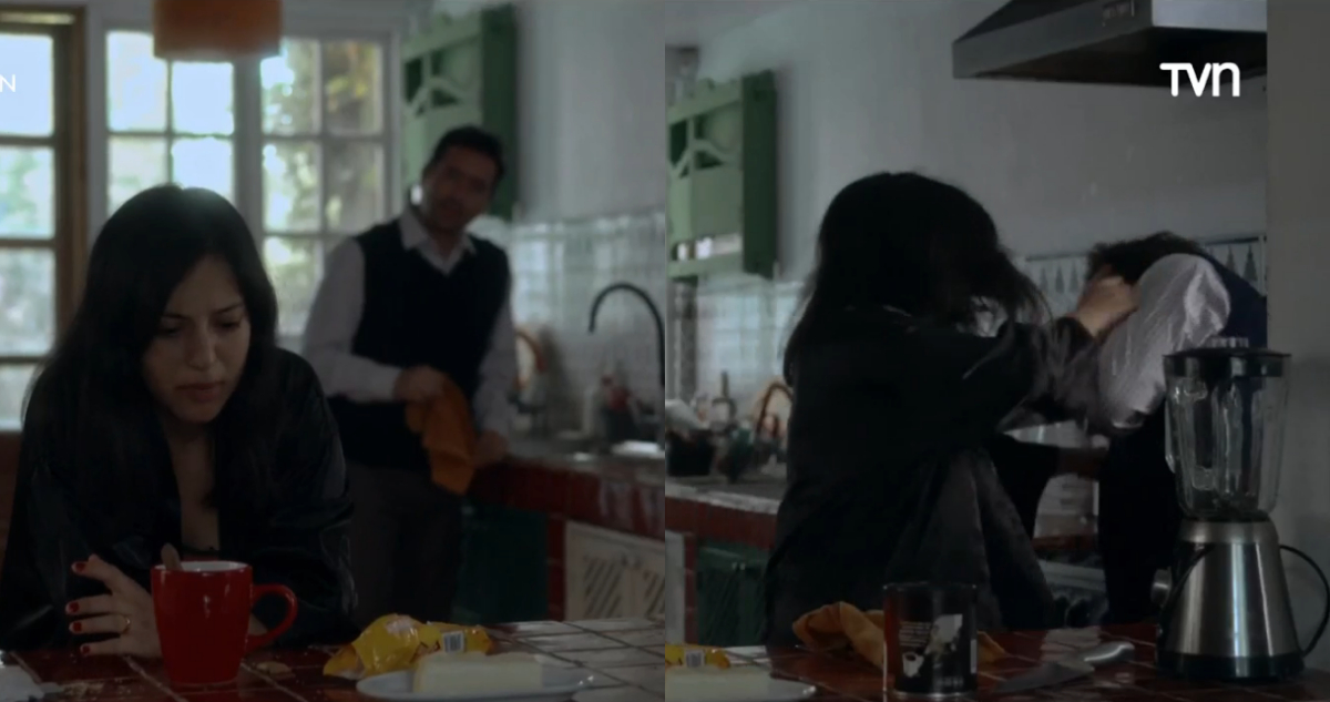 El momento en el que Julieta golpea a Nestor en Alma Negra.