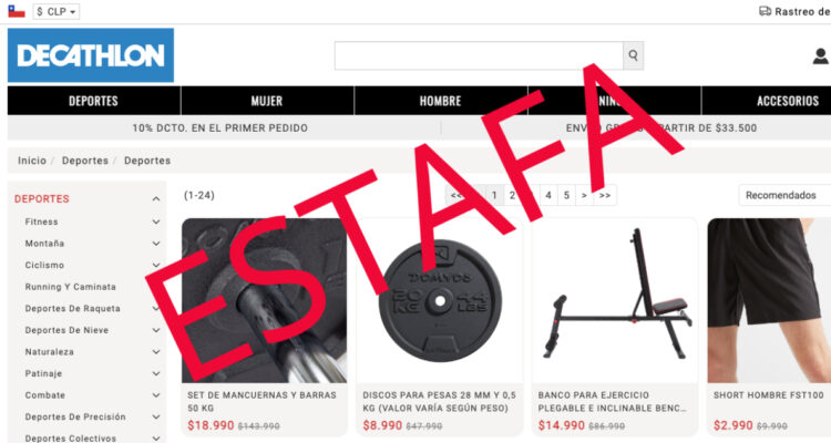 Sernac reporta que hay clientes estafados por un sitio web que simula ser de conocida tienda de retail