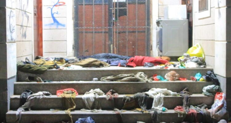 Prendas de algunas víctimas en la estampida