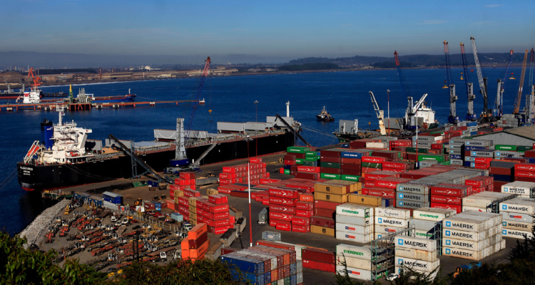 Vista al Terminal Internacional de San Vicente