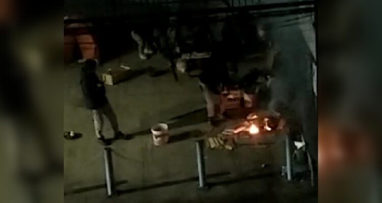 Personas en situación de calle en el centro de Concepción