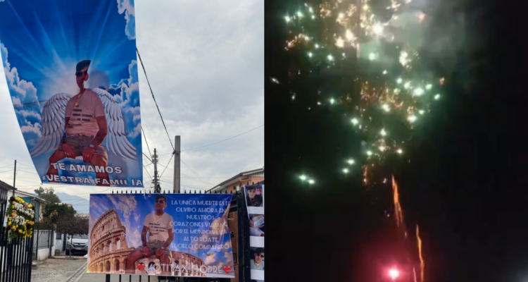 Anuncian intervención en PAC ante funeral de muerto en Italia: aún no hay cuerpo, pero sí pirotecnia