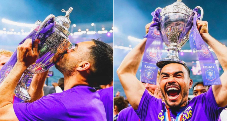 Gabriel Suazo conquistó su primer título en Europa, logrando la Copa de Francia con el Toulouse.