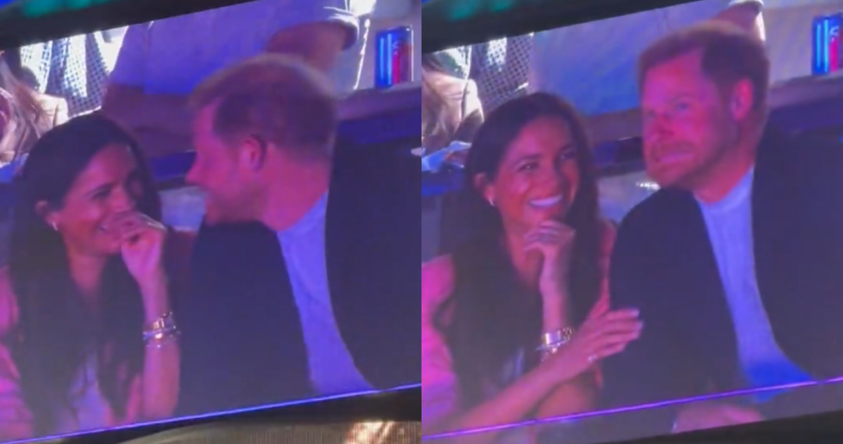 El príncipe Harry y Meghan Markle en el video viral donde acusan a Markle de rechazar a su esposo.