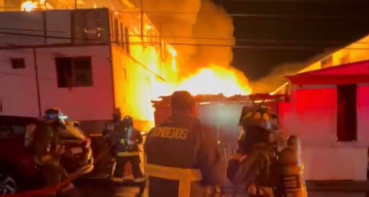 incendio en Antofagasta