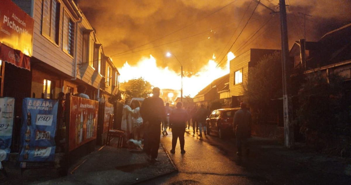 incendio en Cosmito
