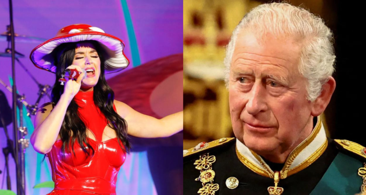 Katy Perry en coronación de Carlos III