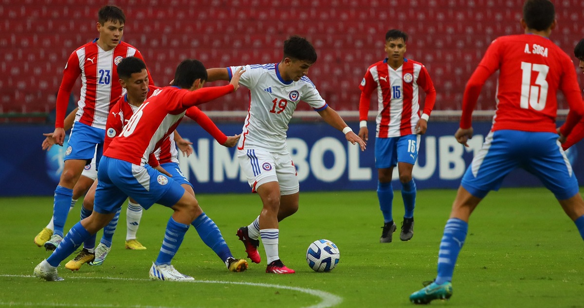 Chile cayó ante Paraguay y cerró un hexagonal final en el Sudamericano Sub 17 para el olvido.