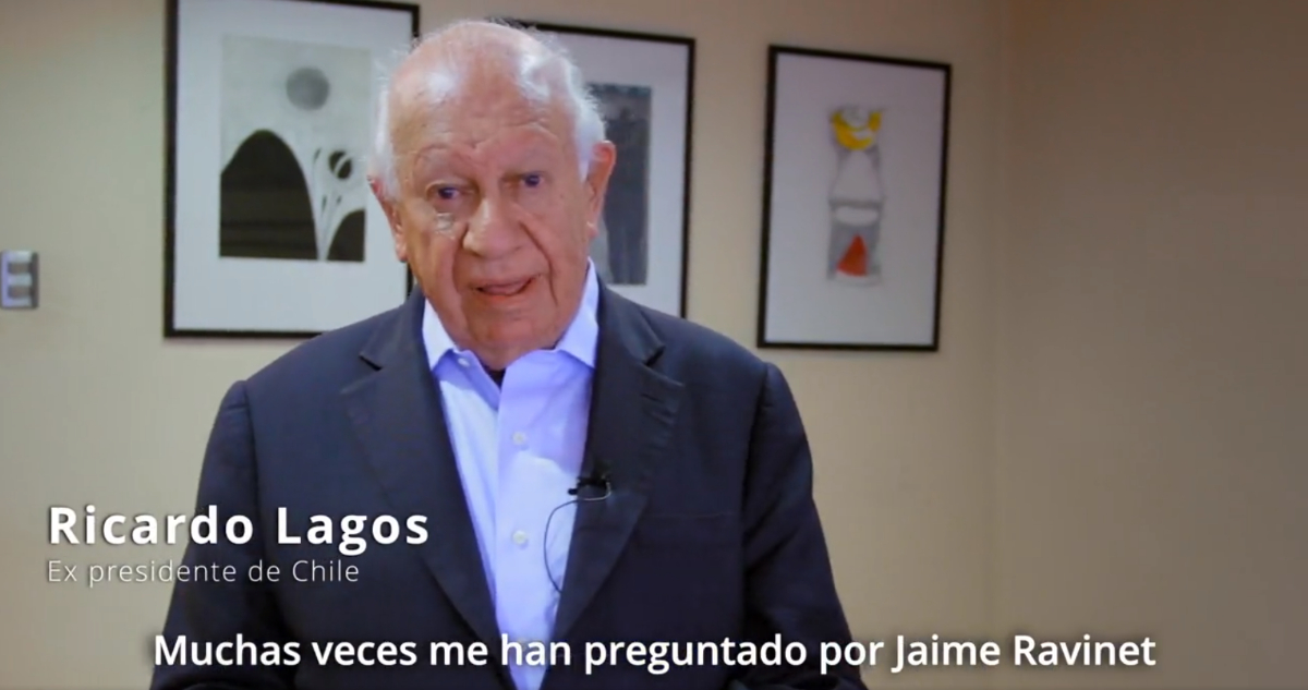 Expresidente Lagos aparece en video destacando a Ravinet, pese a ser candidato de Chile Vamos