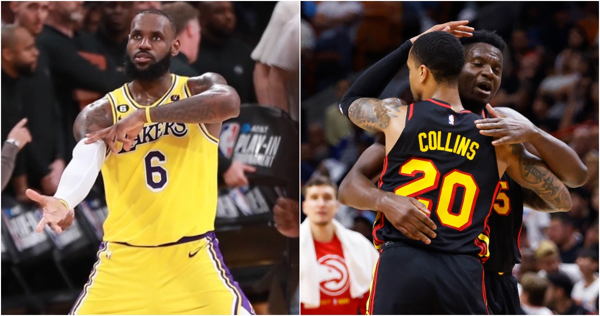 Lakers y Hawks van a playoffs
