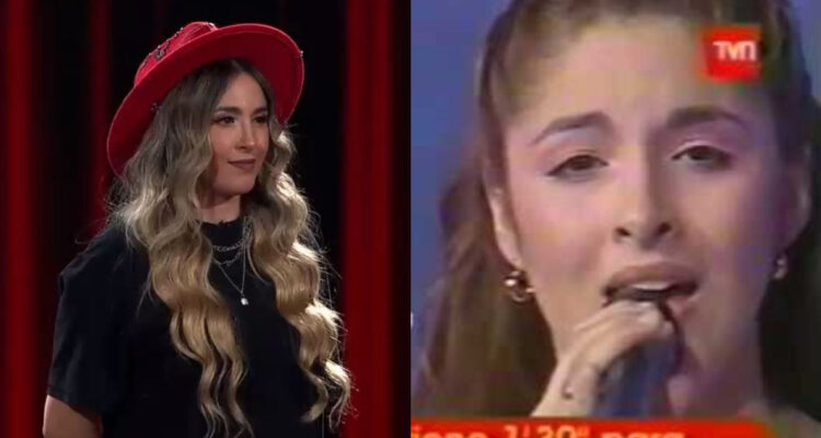 La cantante Licetty Alfaro en el programa The Voice y en Rojo.