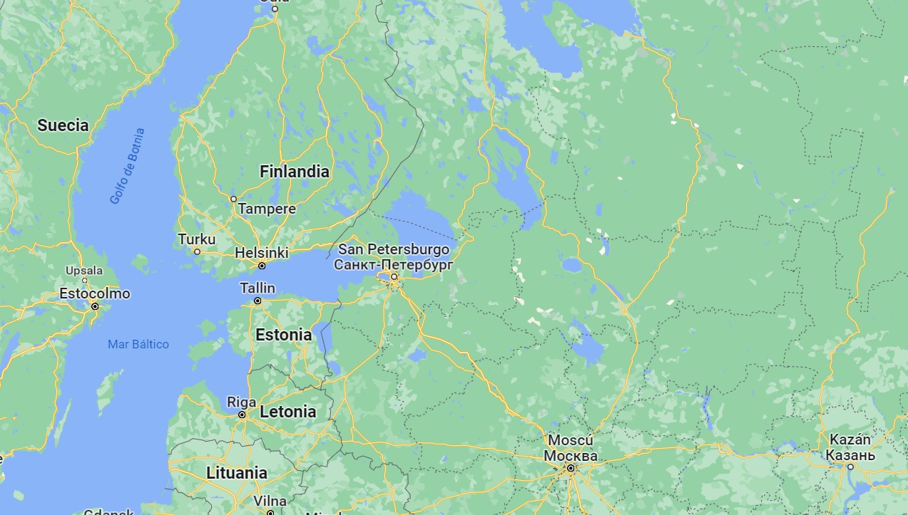 Frontera entre Finlandia y Rusia 