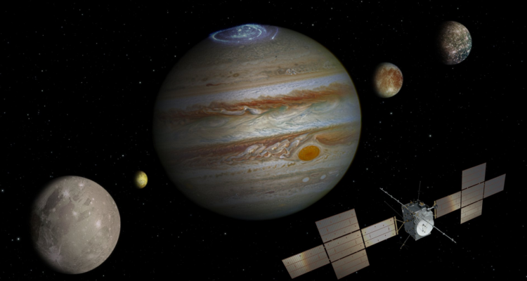 Imagen contextual sobre la misión Juice a Júpiter.