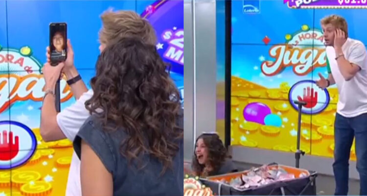 Joaquín Méndez y María José Quintanilla en La Hora de Jugar.