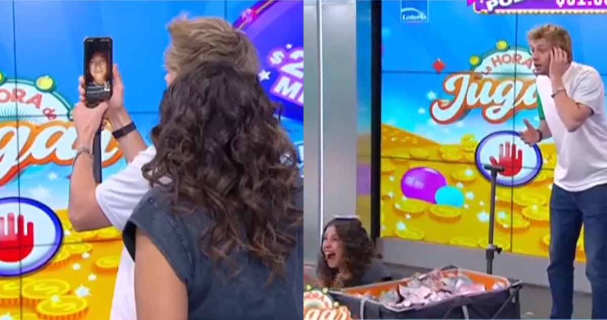 Joaquín Méndez y María José Quintanilla en La Hora de Jugar.