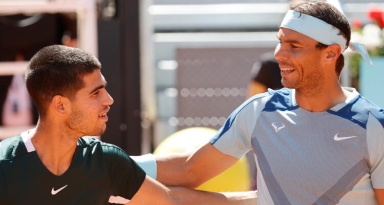 Carlos Alcaraz y Rafael Nadal