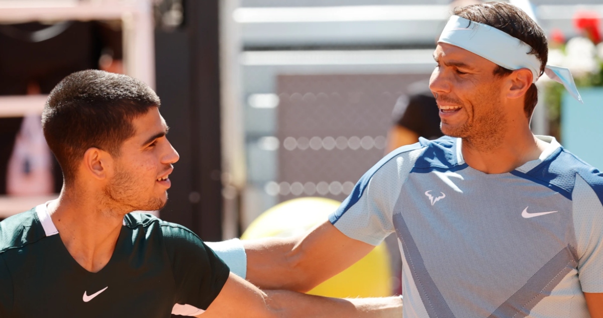 Carlos Alcaraz y Rafael Nadal