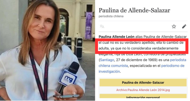 Paulina de Allende Salazar Apellido