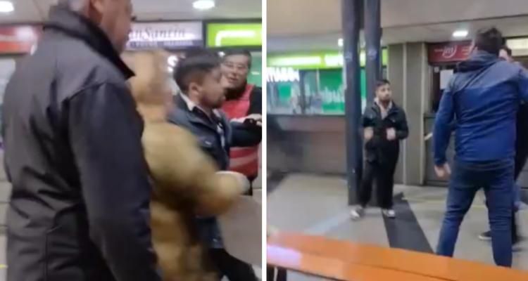 pelea en rodoviario de Viña del Mar