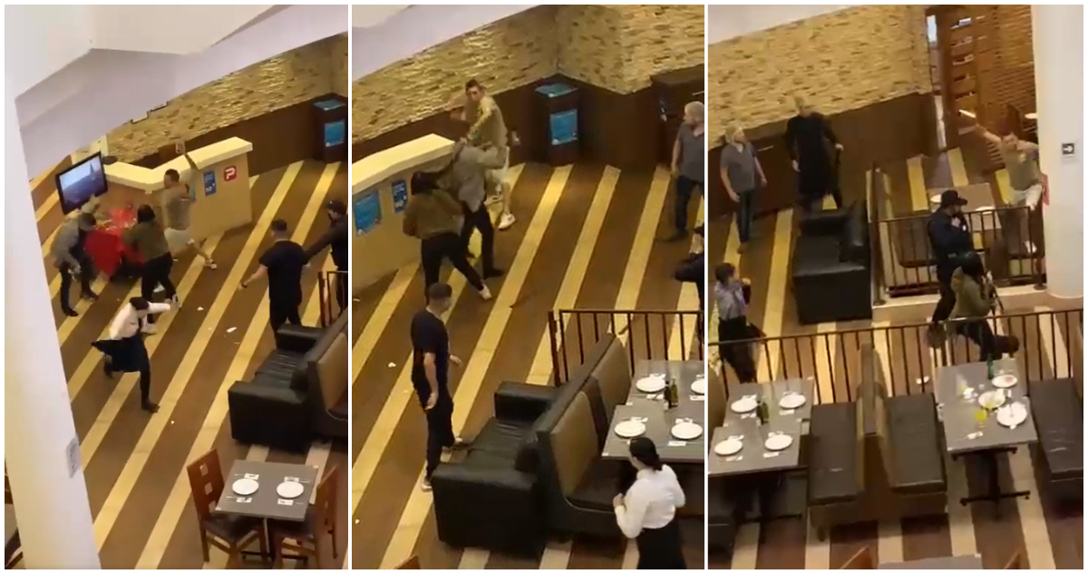 Platos volaban durante pelea en Mall de Rancagua: uno de los involucrados era buscado por homicidio