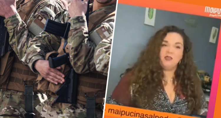 “Asesinos, descriteriados”: polémica por funcionaria municipal de Maipú y fuertes dichos contra FF.AA