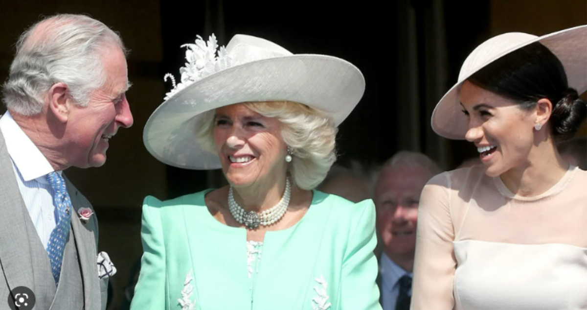 REY CARLOS, CAMILLA Y MEGHAN