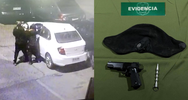 Detienen a tres adolescentes tras perpetrar portonazo con pistola de juguete en Puente Alto