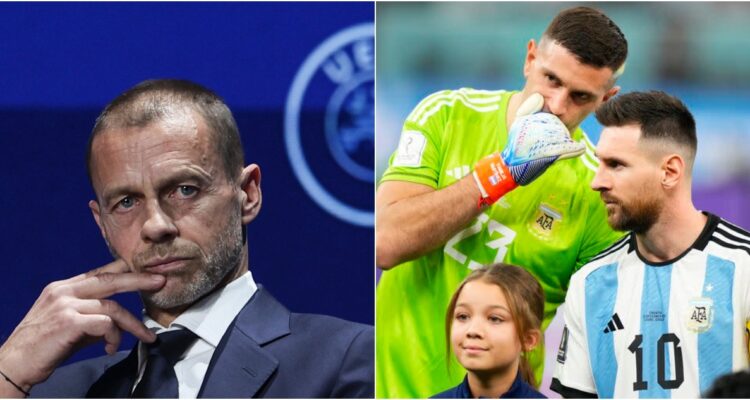 Aleksandr Ceferin carga contra el ‘Dibu’ Martínez