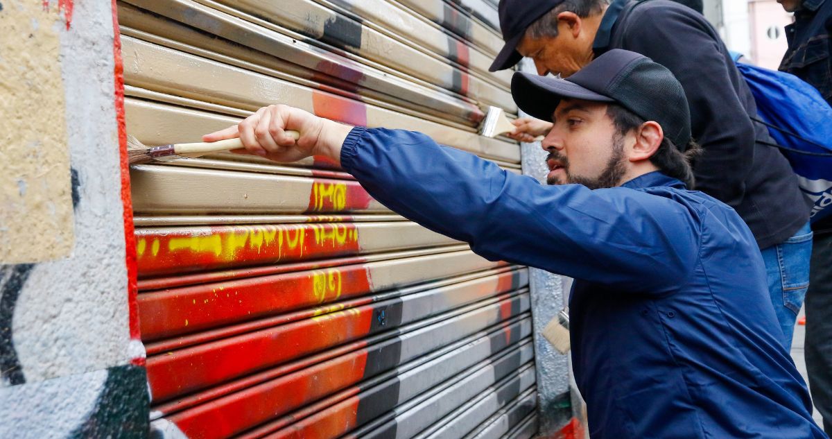 Proyecto que buscaba pintar 5 km de fachadas de Valparaíso a avanzado poco más de 500 metros