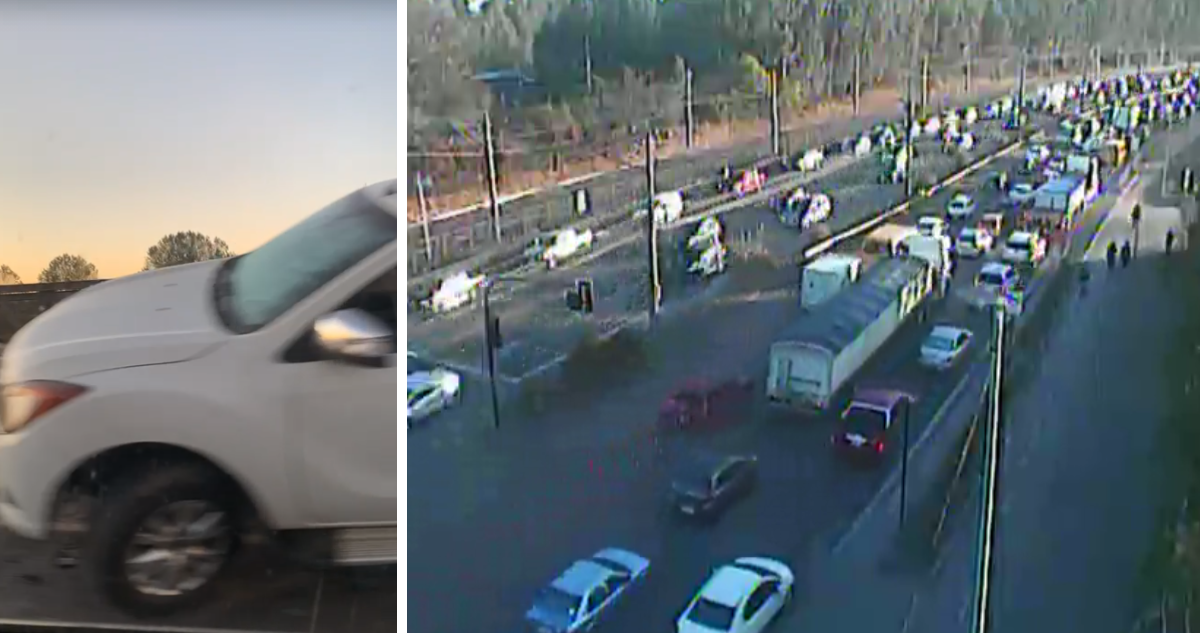 Accidente de tránsito en Puente Los Batros provocó enorme congestión en la Ruta 160