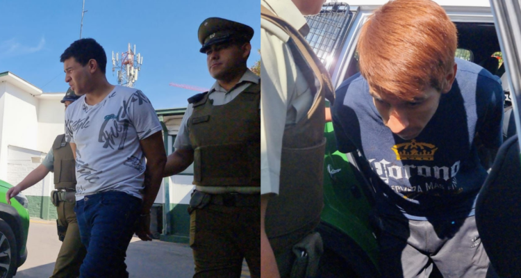 Revelan primeras imágenes de detenidos por crimen de suboficial Daniel Palma: uno se tiñó el pelo