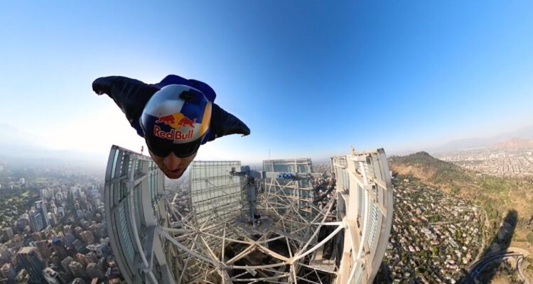 Sebastián Ardilla Álvarez atravesó la cima del Costanera Center