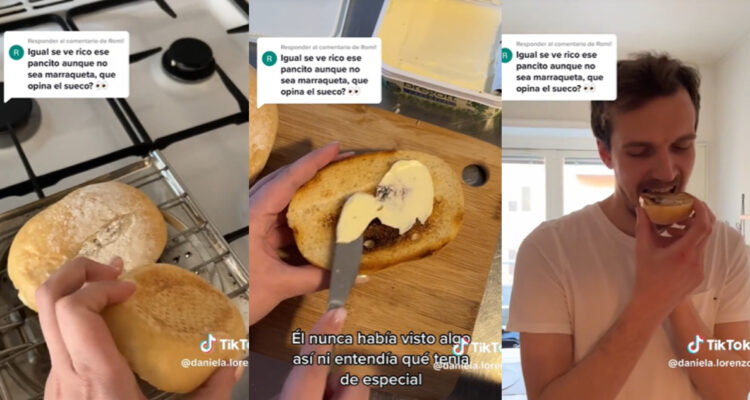 Sueco prueba pan en tostador chileno