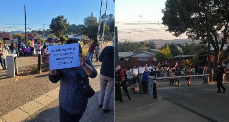 Suspenden tránsito en Ruta 5 Sur por muerte de mujer en las afueras del Hospital de Collipulli