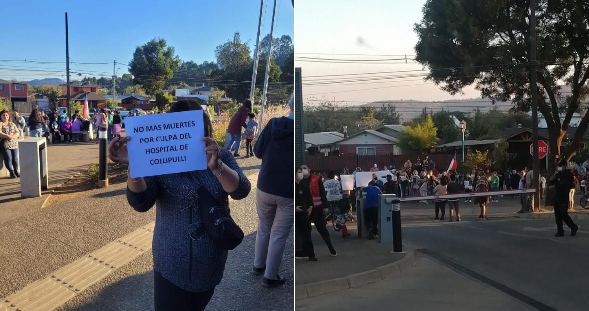 Suspenden tránsito en Ruta 5 Sur por muerte de mujer en las afueras del Hospital de Collipulli