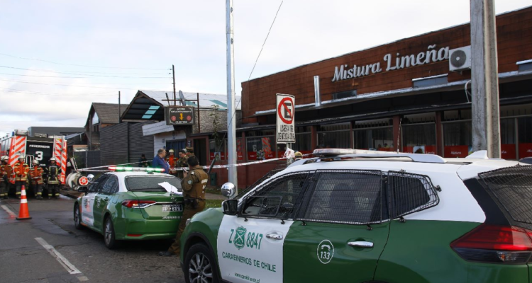 Temuco: una persona murió a causa de un incendio en un local comercial