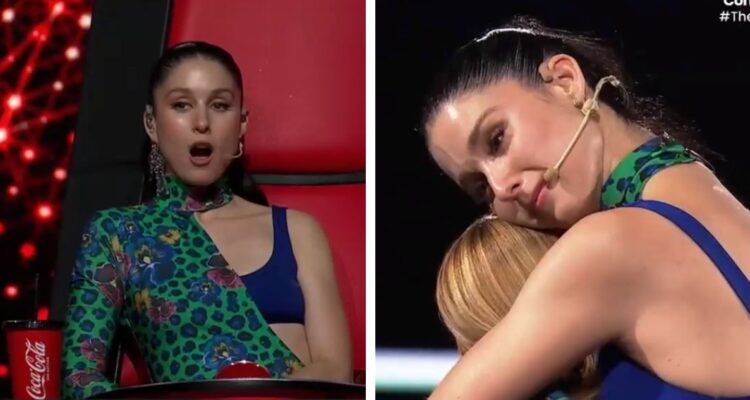 Francisca Valenzuela se emocionó y lloró durante presentación en The Voice