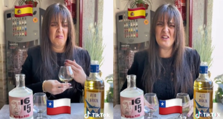 Española asco pisco chileno