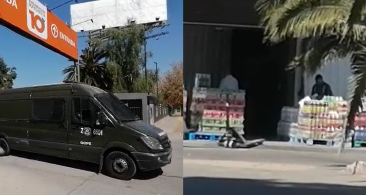 Tres detenidos deja asalto frustrado a supermercado en Estación Central: se incautaron armas