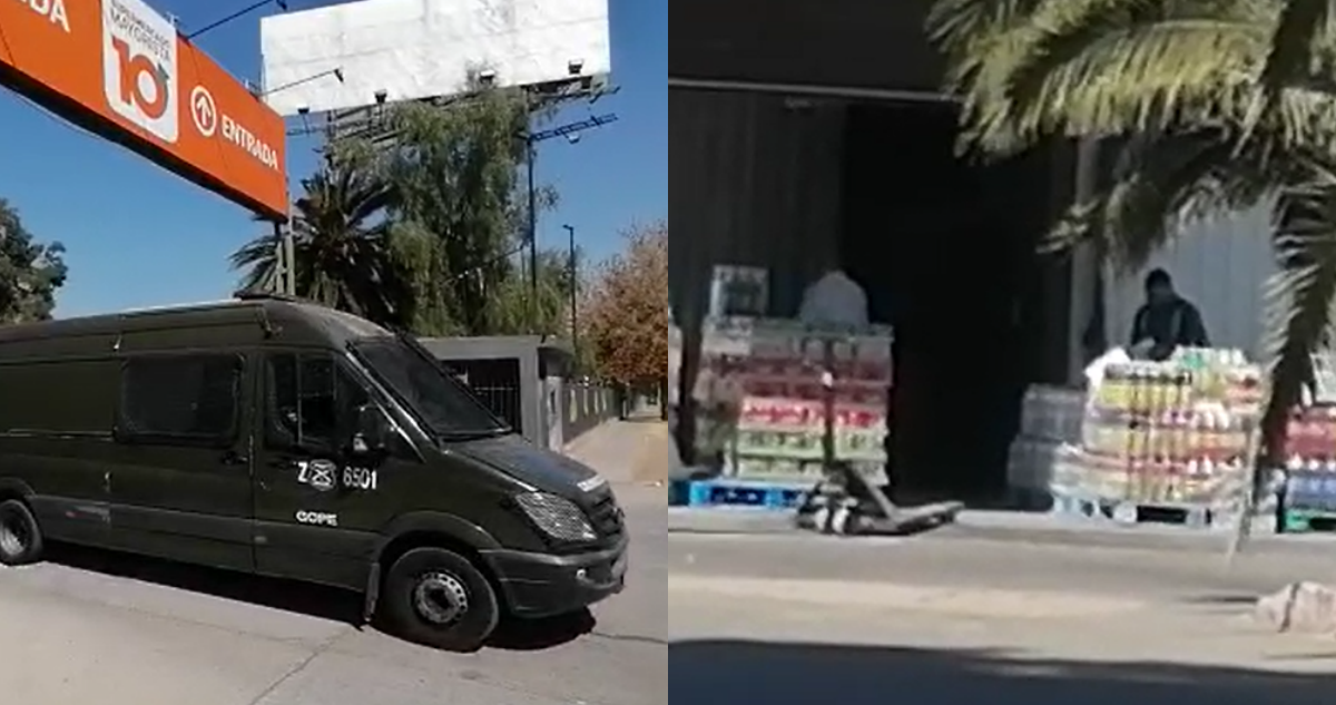 Tres detenidos deja asalto frustrado a supermercado en Estación Central: se incautaron armas