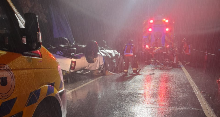 un muerto en ruta de la madera