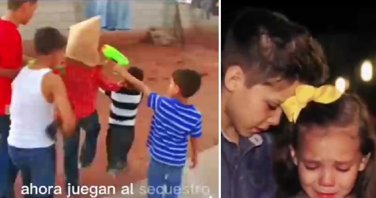 Niños cantan contra la violencia
