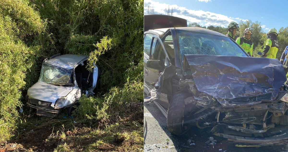 Dos niños mueren en accidente de tránsito en ruta que une Barros Arana con Teodoro Schmidt
