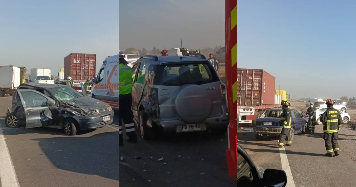 Reportan gran accidente múltiple en la Ruta 78